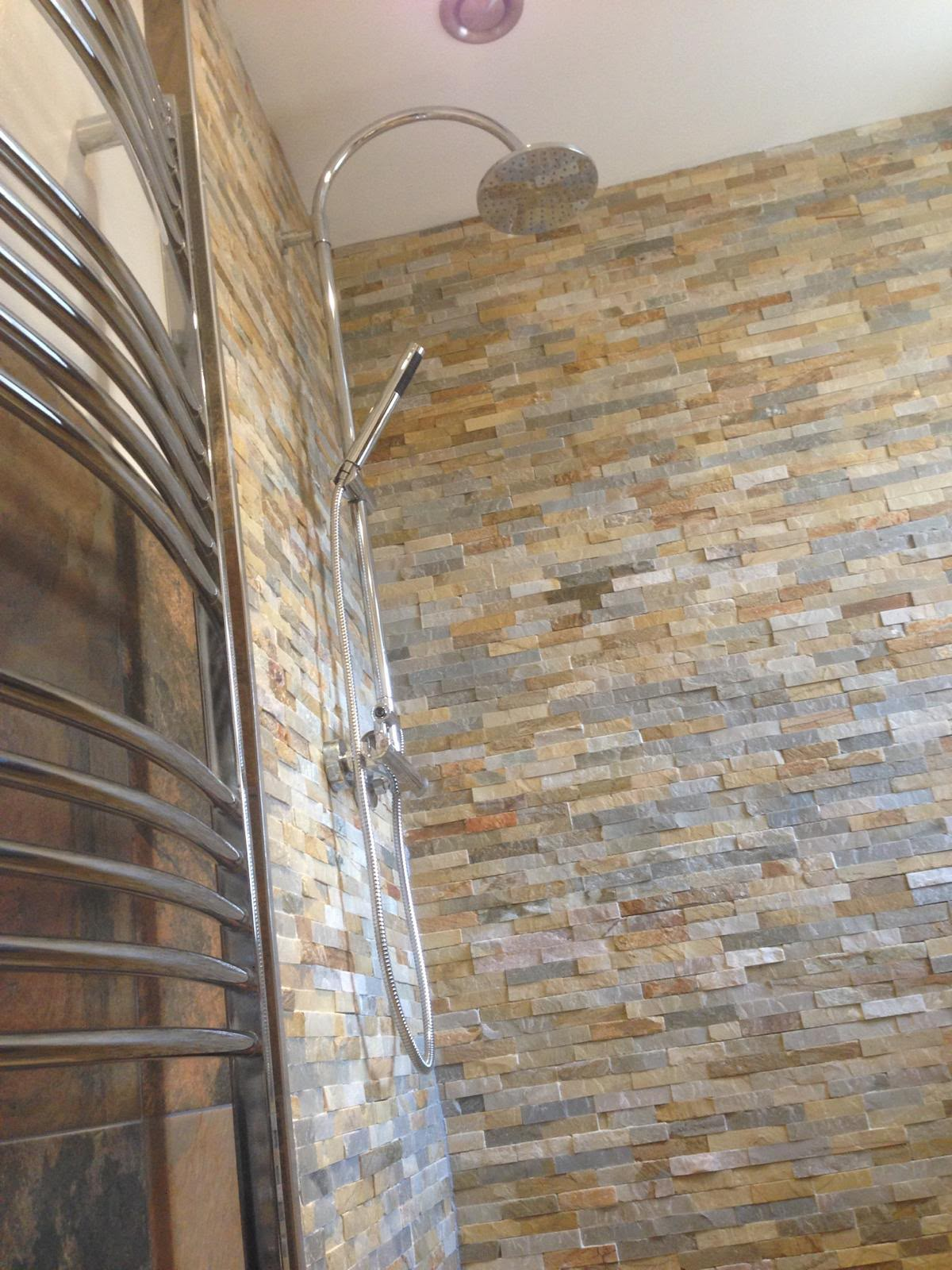 Natural stone wet room in Hampshire - photo 5