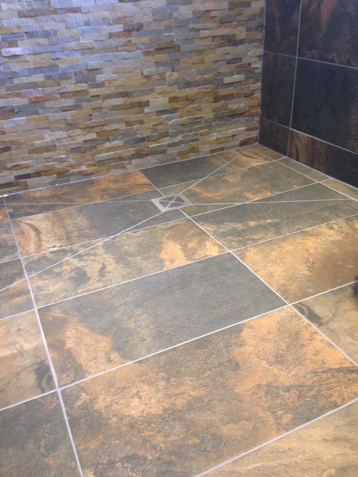 Natural stone wet room in Hampshire - photo 4