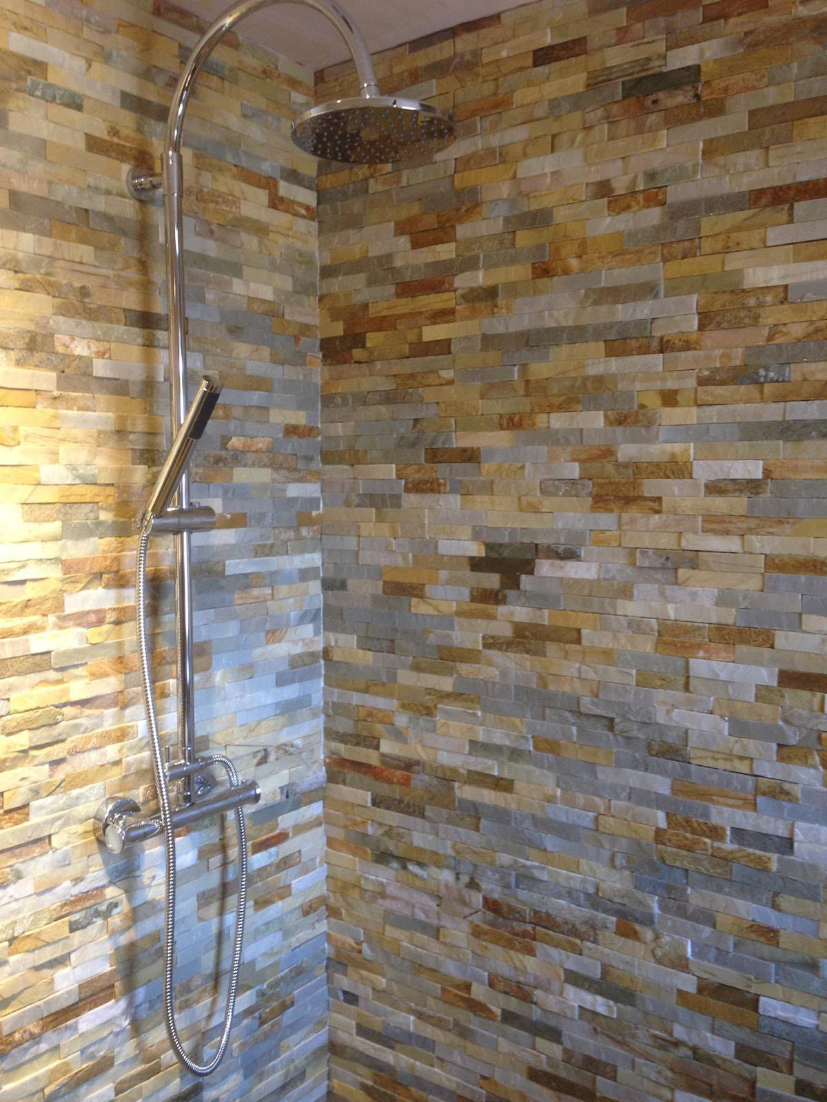 Natural stone wet room in Hampshire - photo 1